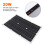 Panneau monocristallin semi-flexible noir 18 V 20 W 4