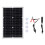 Panneau monocristallin semi-flexible noir 18 V 20 W 3