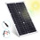 Panneau monocristallin semi-flexible noir 18 V 20 W 16