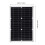 Panneau monocristallin semi-flexible noir 18 V 20 W 2