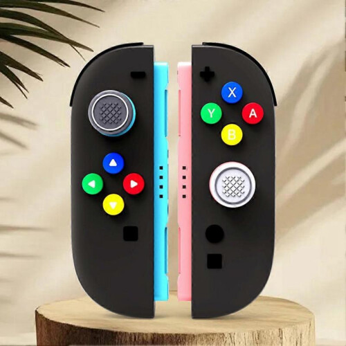 (C)For Switch 2 Silicone Button Covers Thumb Grip Set Easy to Install for Switch 2 Accessories 2