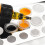 Kit tatuaggio, 200 pezzi, coperture, 12  4,5 cm; 10 GripColor 15