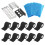 Kit tatuaggio, 200 pezzi, coperture, 12  4,5 cm; 10 GripColor 3