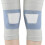 2 pièces de genouillères de compression fines XL gris clair 9