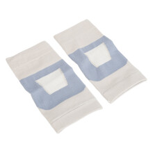 2er Pack Dünne Kompressions-Kniebandage - Hellgrau XL