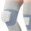 2 pièces de genouillères de compression fines XL gris clair 7