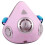 (Pink)Smart Wearable Air Purifier Electric Face Mask Anti-Pollution Filter Mask 1