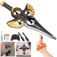 (Black Gold)2025 New Remote Control Plane, 2.4G Flying Sword Gesture Sensing RC Stunt Glider Aircraft Drone, Birthday Gifts for Kids Boys