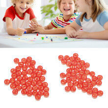 Pièces de jeu de société numérotées de 1 à 90, en plastique, 158 g / 5,6 oz