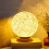 Lampe de table LED à boule en rotin 3 W, à intensité variable, naturelle 5