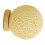 Lampe de table LED à boule en rotin 3 W, à intensité variable, naturelle 12
