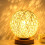 Lampe de table LED à boule en rotin 3 W, à intensité variable, naturelle 6