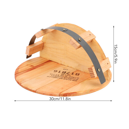 Porta-vinos de pared de madera y hierro, ahorro de espacio 1