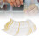 Strisce di prova per profumo bianche 100 pezzi 10030 mm baffo 16