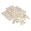 Ivory Small Mahjong Set - Clear Patterns Travel-Ready and Durable 9