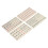 Ivory Small Mahjong Set - Clear Patterns Travel-Ready and Durable 14