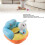Baby Plush Support Seat Sofa, Bluetooth, 1200mAh Battery, Indoor Rabbit Design 3