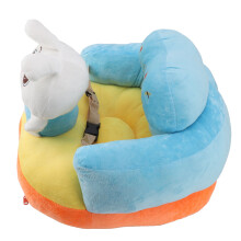 Baby Plush Support Seat Sofa, Bluetooth, 1200mAh Battery, Indoor Rabbit Design
