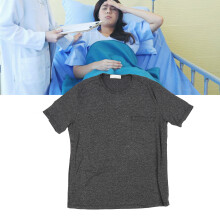Chemise postopératoire d'épaule unisexe ouverture latérale à boutons-pression