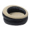 Inflatable Couch Portable Ergonomic Blow Up Sofa 75x75x45cm Brown 14