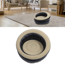 Sofá hinchable marrón 75x75x45 cm, capacidad de 200 kg