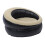 Inflatable Couch Portable Ergonomic Blow Up Sofa 75x75x45cm Brown 9
