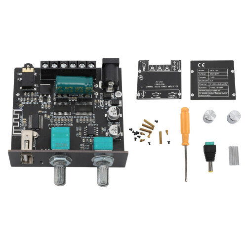 Bluetooth 5.1 Mini 9-24V Amplificatore a 2.1 canali 4-8Ω 1