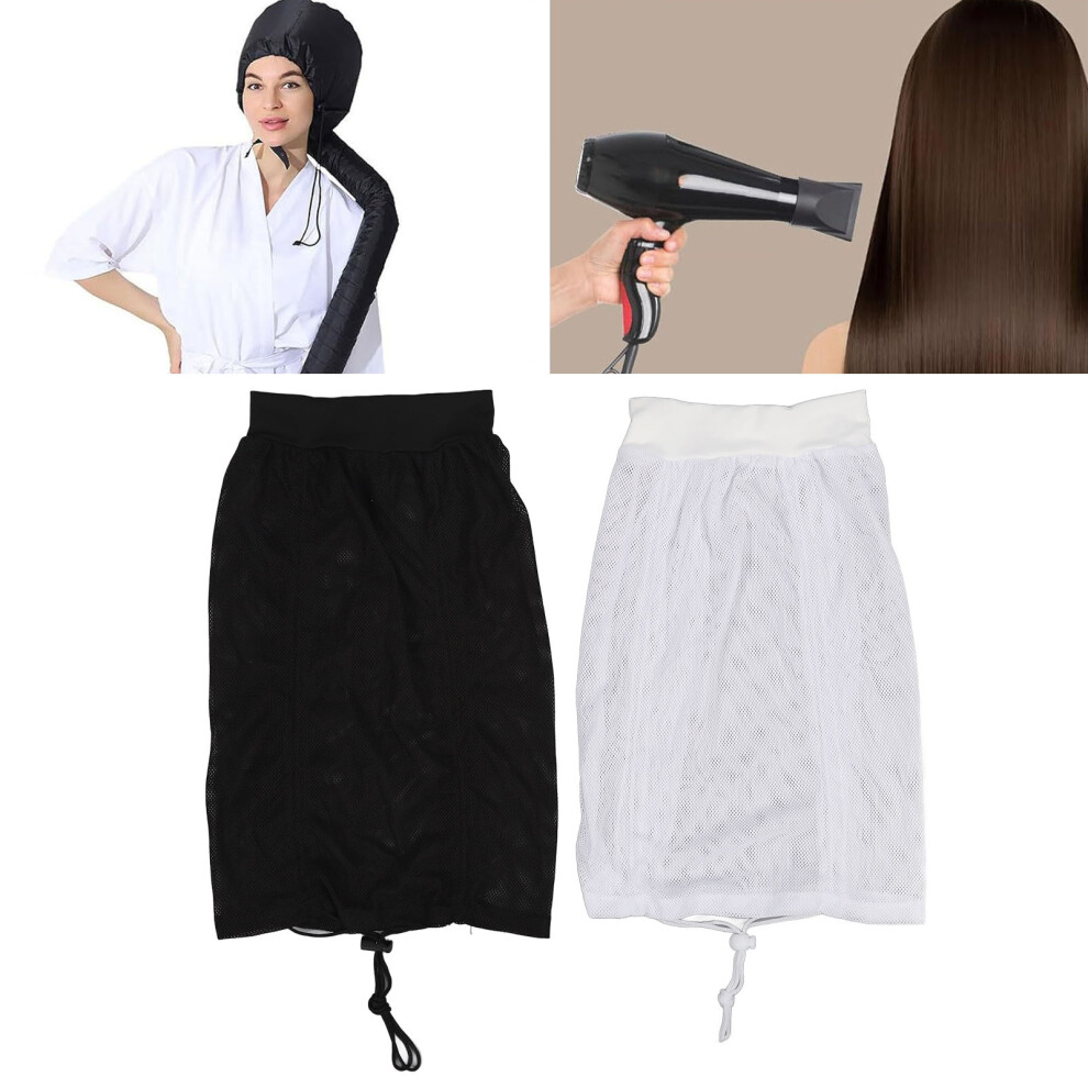 2PCS Adjustable Net Plopping Cap for Fast Drying Curly Hair