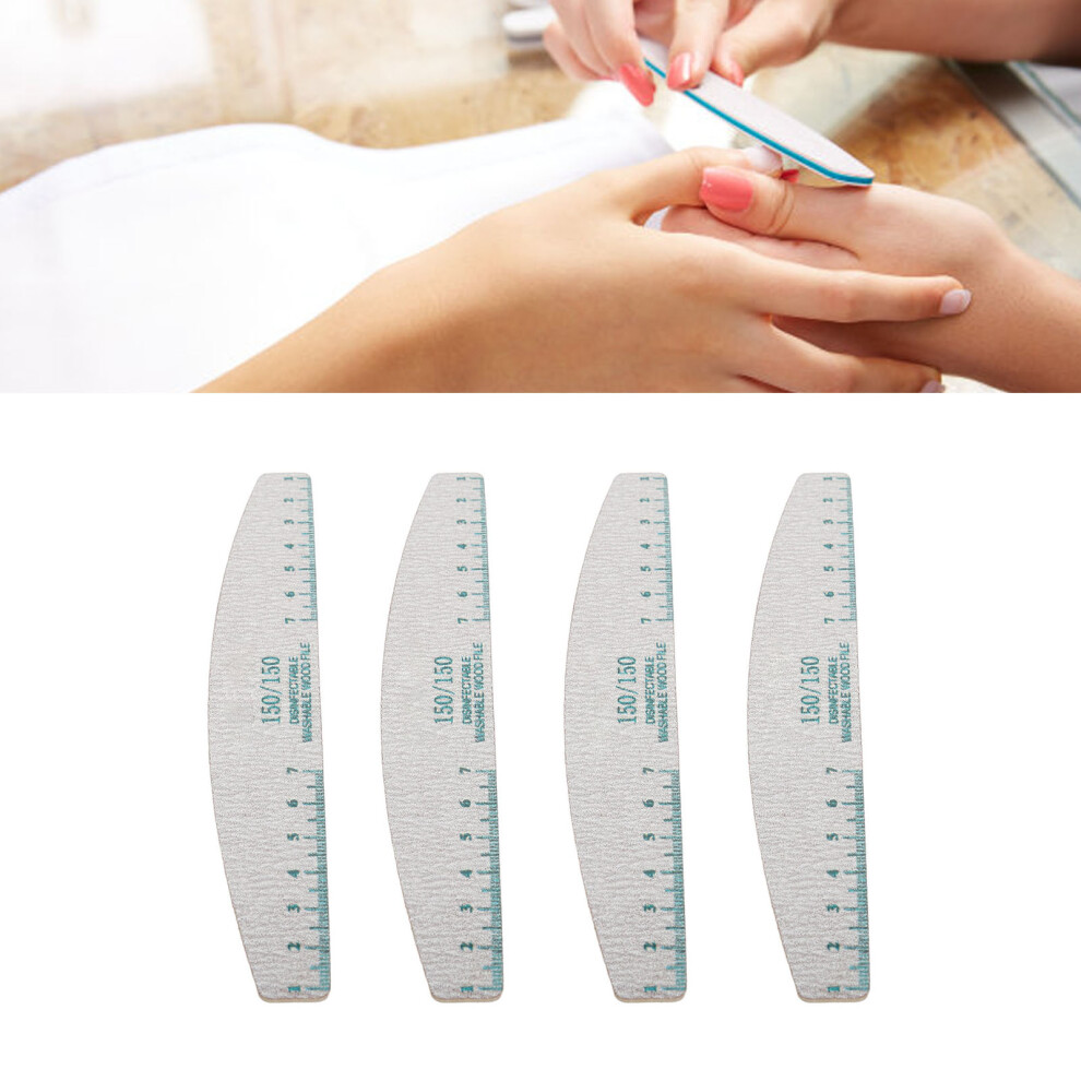 50pcs Nail Art File 150/150 Grit Reusable Buffering Nail Files