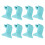 8PCS Silicone Baking Pan Stackers Space Saver Cookie Sheet and Baking Rack Set 14