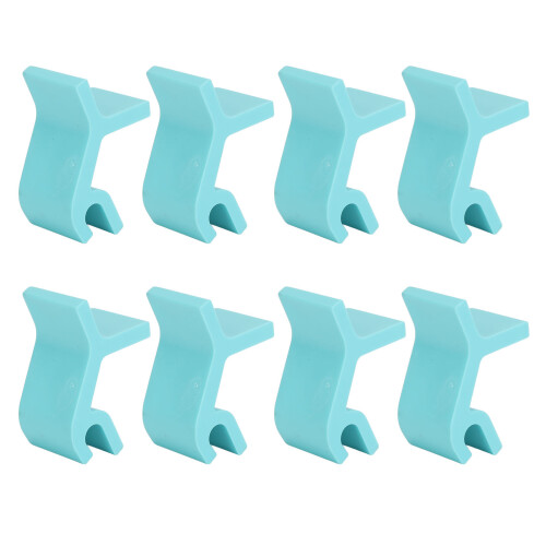 8PCS Silicone Baking Pan Stackers Space Saver Cookie Sheet and Baking Rack Set 1