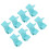 8PCS Silicone Baking Pan Stackers Space Saver Cookie Sheet and Baking Rack Set 1