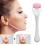 3 pezzi in silicone roller massaggiante per viso e occhi rosa 5