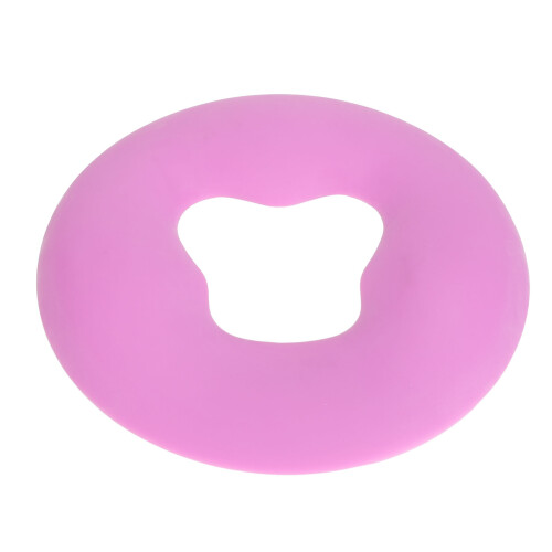 Almohada de masaje facial de silicona morada para spa 1