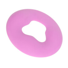 Almohada de masaje facial de silicona morada para spa