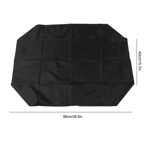 Waterproof 61-Key Piano Keyboard Dust Cover Black Full Coverage Universal 1