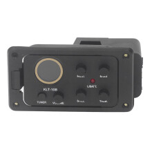 Preamplificatore EQ per chitarra a 4 bande, 10 MΩ, 20 Hz-20 kHz, accordatore LCD