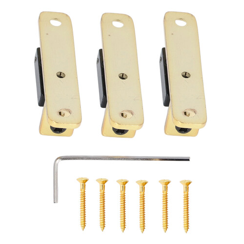 GA1221 3-teiliges Set Single-Roller-Sattelbrücke Schwarz/Gold 2