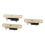GA1221 3-teiliges Set Single-Roller-Sattelbrücke Schwarz/Gold 12