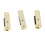 GA1221 3-teiliges Set Single-Roller-Sattelbrücke Schwarz/Gold 16