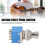 Interruttore pedale per chitarra 9-pin 3PDT blu True Bypass 5