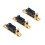GA1221 3-teiliges Set Single-Roller-Sattelbrücke Schwarz/Gold 6