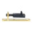 GA1221 3-teiliges Set Single-Roller-Sattelbrücke Schwarz/Gold 9