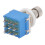 Interruttore pedale per chitarra 9-pin 3PDT blu True Bypass 7