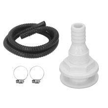 Nero Kit di pompa di sentina da 3/4 di pollice, tubo da 6,7 piedi