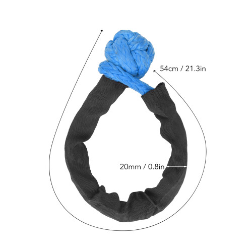 Weicher Schäkel 20 mm 41.000 Pfund Blaue Hülle 1