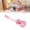Kids Plastic Ukulele 35cm Pink Rabbit Style 4 Strings Educational Music Gift 7