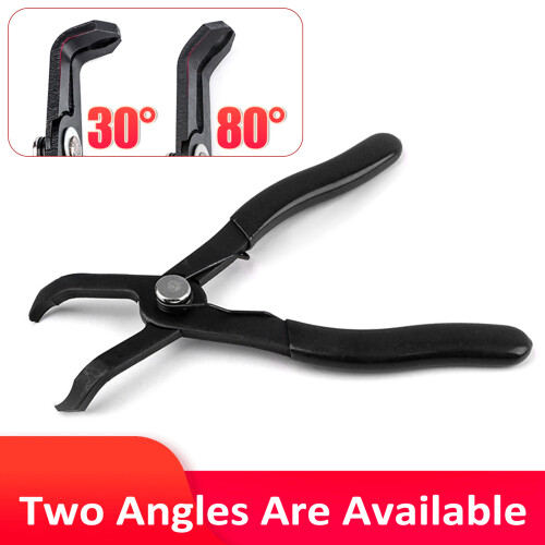 Pince à épingles inclinée à 80 degrés, 18,2 cm, noir 1