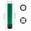 CR-MO Douille pour écrous de roue 1/2'' entraînement 19 mm vert 2
