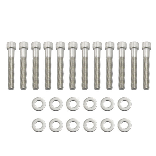 SBF 12x 5/16x2in Kit de pernos de acero inoxidable SmallBlock 2